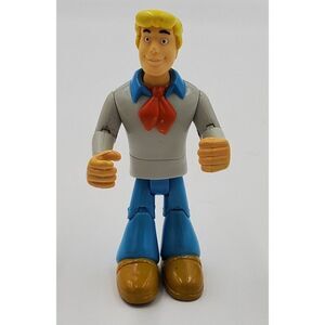 Vintage Hanna Barbera Scooby Doo Fred Jones 5" Action Figure Thinkway Toys